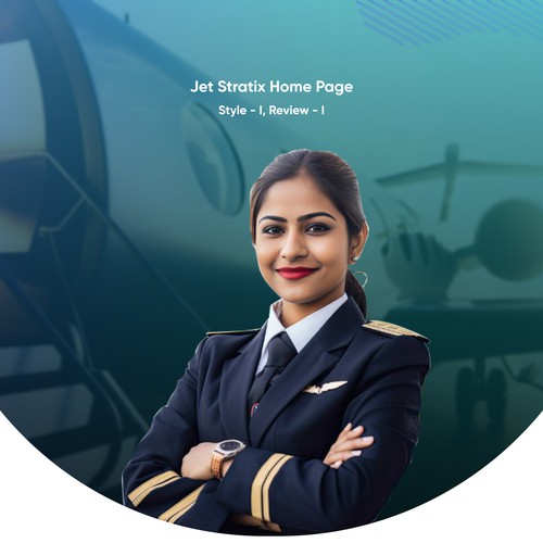 We need a sleek and modern landing page for our aviation charter broker business