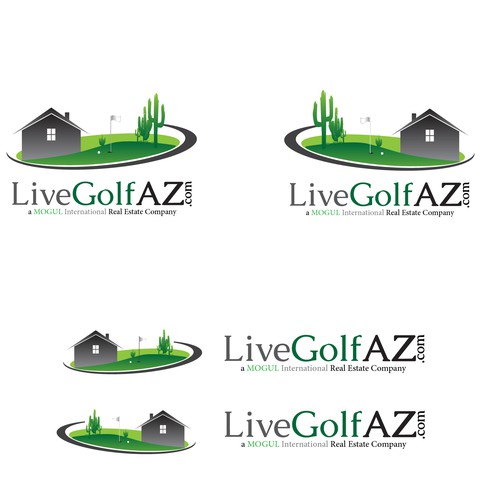 Create a Golf Themed Real Estate Logo