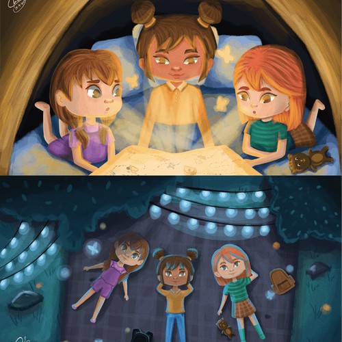 Friends Story illustrations