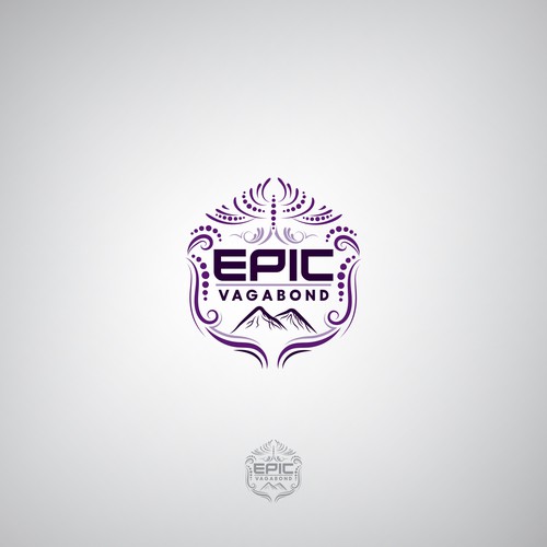 Logo Concept for "EPIC VAGABOND" Travel