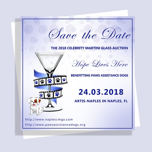Charity Gala Invite Card