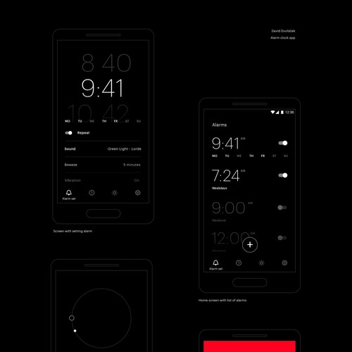 Clock app design