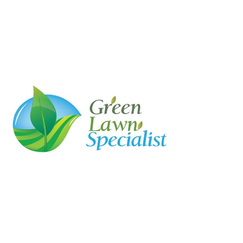 Green Lawn Logo Design