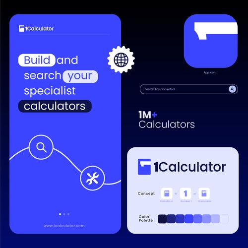 Calculator Logo Concept