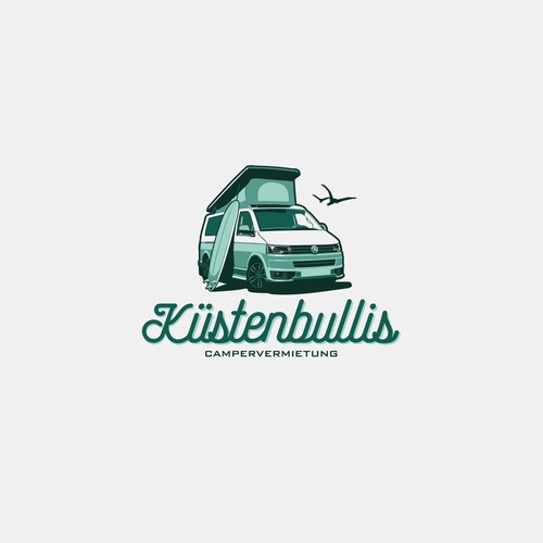 Küstenbullis Campervermietung logo concept