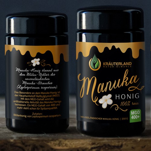 Label for Manuka Honey