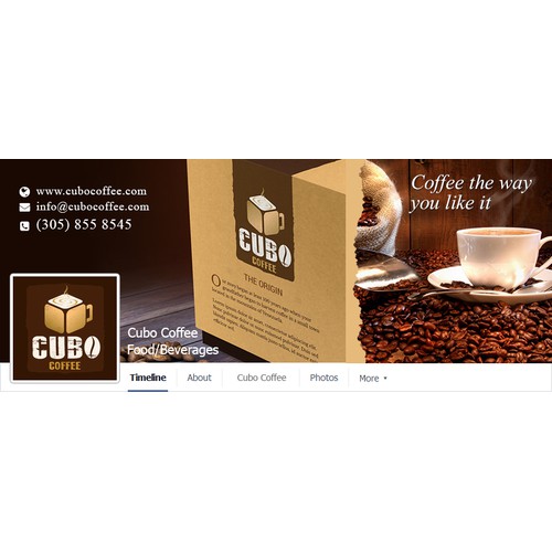 CUBO Coffee - Facebook page