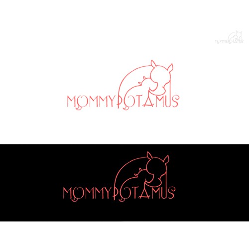 Playful logo needed for unique Mommypotamus Blog