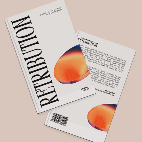 Poetry book cover design
