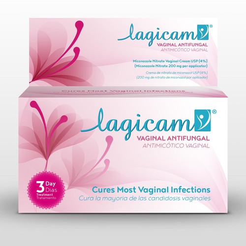 Packaging design for Lagicam V Vaginal Antifungal
