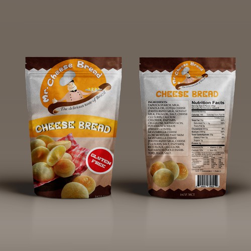 Create eye-catching design for Mr.Cheese bread- a Brazilian company!