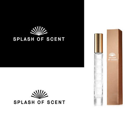 Elegant logo for a natural perfume brand