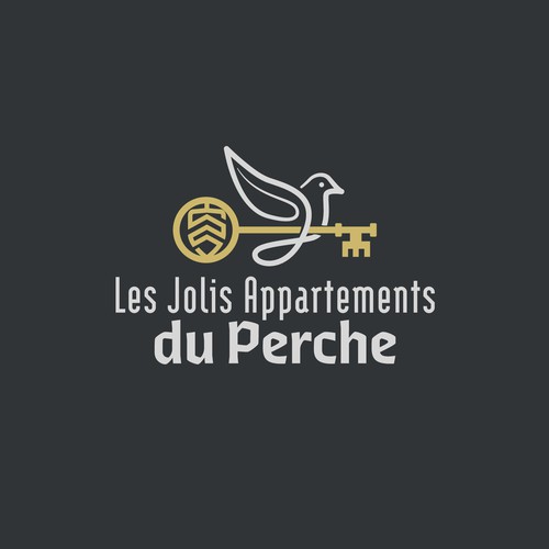 Concept de logo pour des locations d'appartements