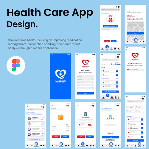 Health Care App Design