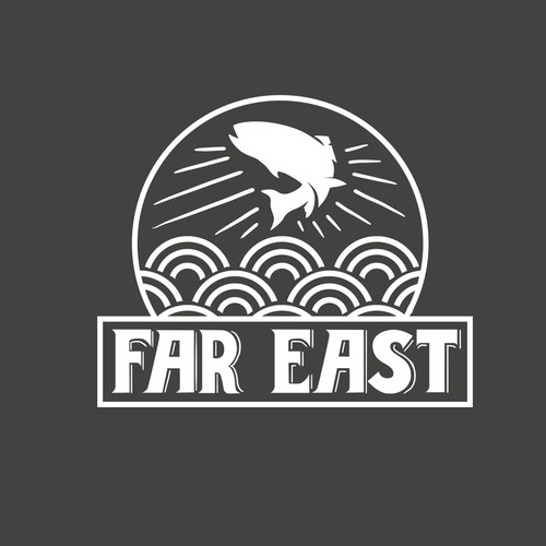 Far East Flyfishing Co. logo concept