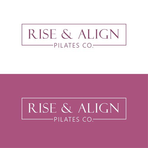 Logo Concept for Rise & Align Pilates Co.