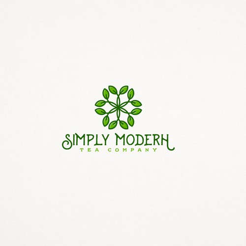 Logo concept for Simply Modern Tea Company