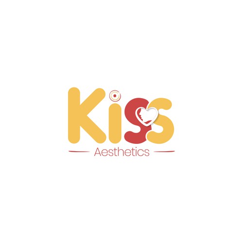 Kiss Aesthetics Logo Design