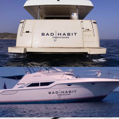 bold concept for fishing sports
