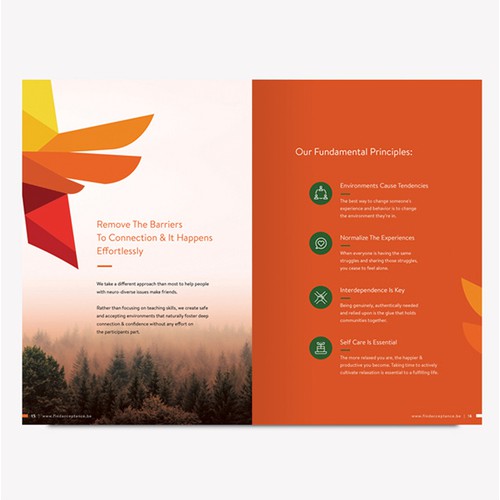 Booklet design for a Non-Profit Organization