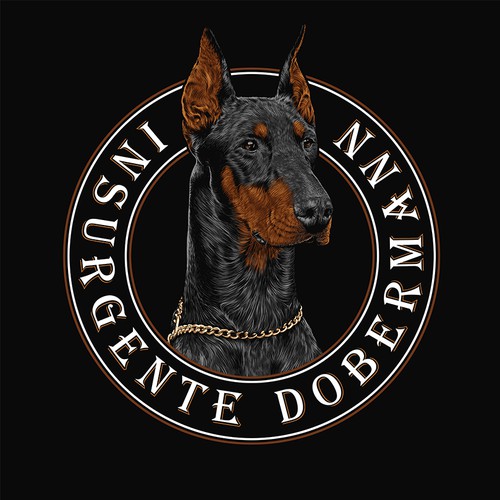 T-shirt design for a dog training club