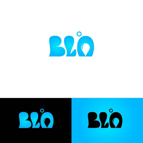 BLA WATER BOTTLE LOGO DESIGN