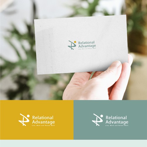 Creative logo concept for relational advantage