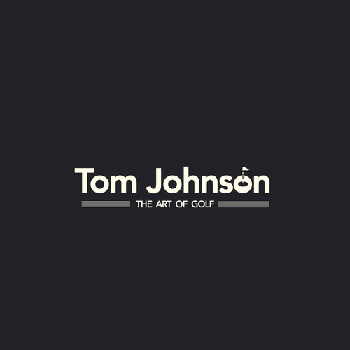 Ton Johnson Golf Instructor Logo Concept