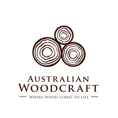 Australian Woodcraft, "Live the wood life" - NEW LOGO DESIGN