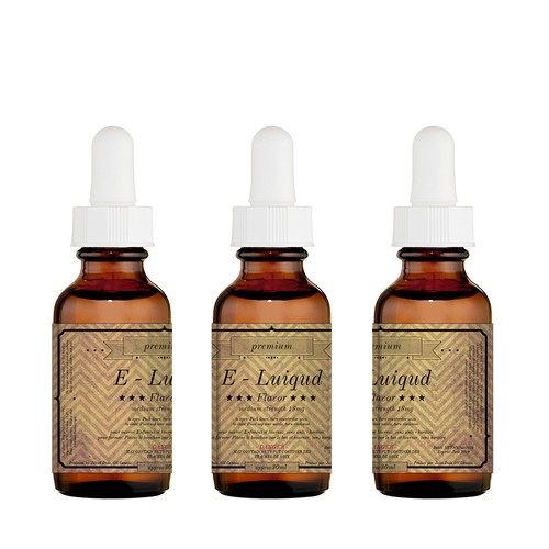 Labels e-liquid Premium line