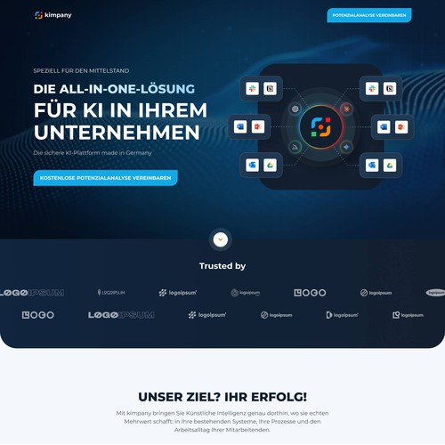 All-in-One AI Platform Website Redesign