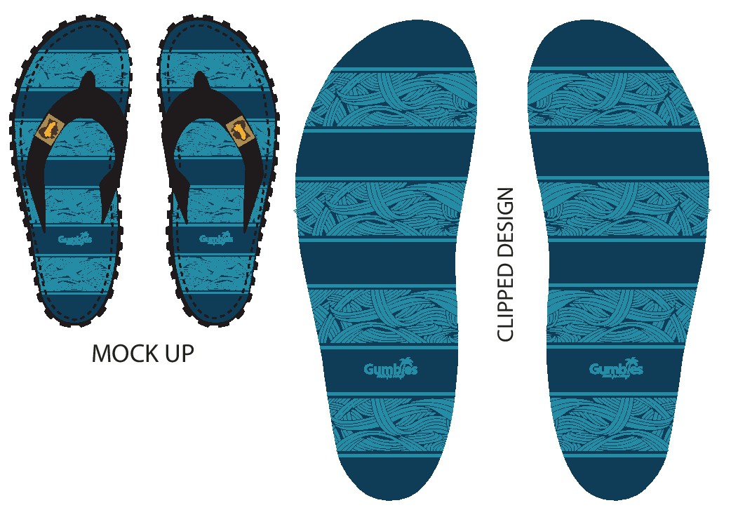 Design a Gumbies Flip-Flop Print!