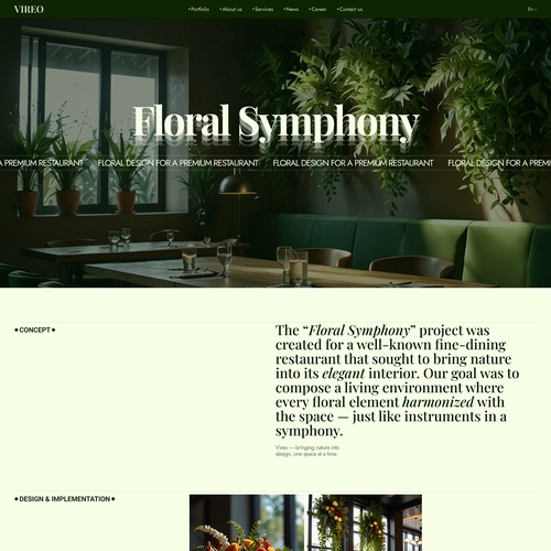 Vireo/ Corporate website ( project page)