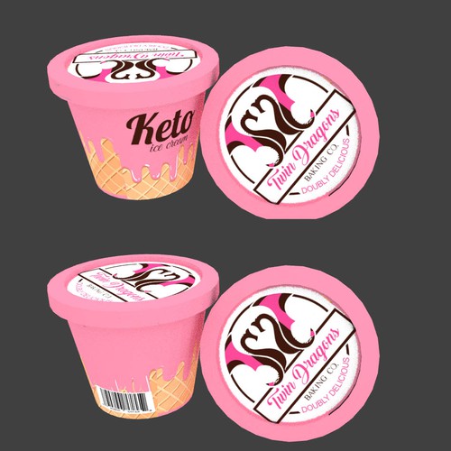 ice cream container.