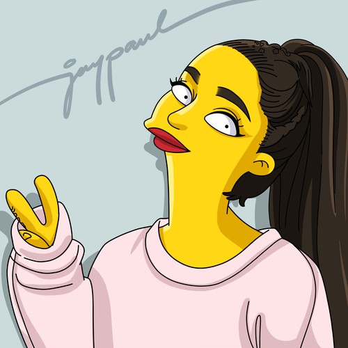 Ariana Grande - SIMPSON Version