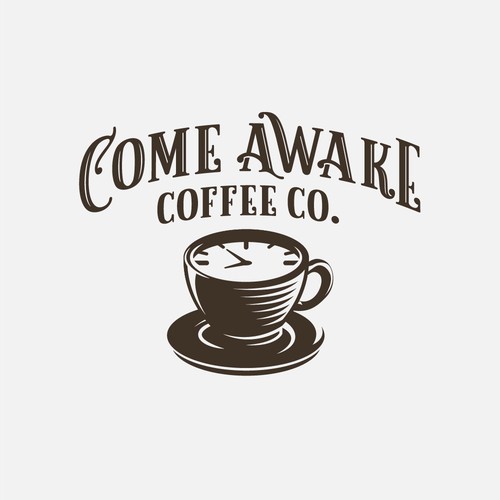 Come Awake Coffee Co. Vintage Logo Proposal