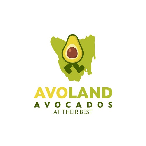 Logo for a Tasmania's first commercial avocado farm
