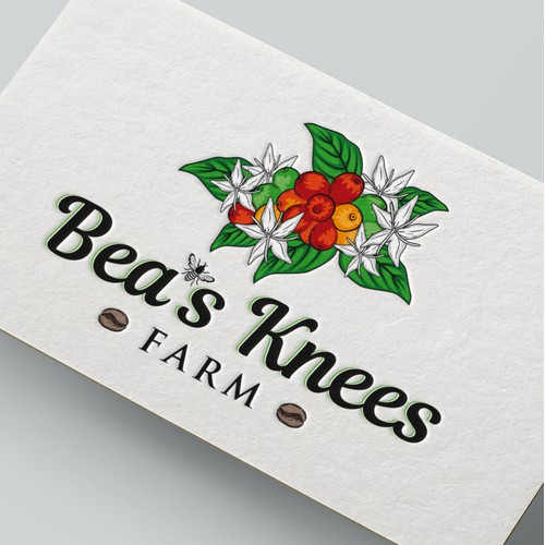 Kona coffee farm logo