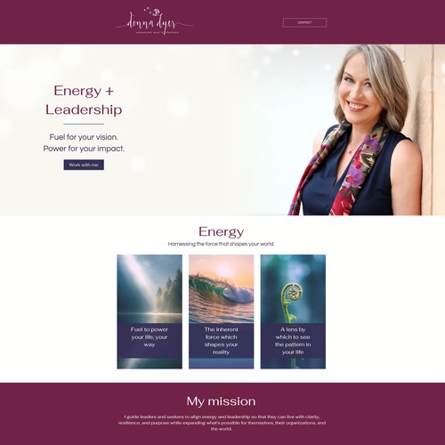 Executive Coaching & Wellness Web Design | UI/UX