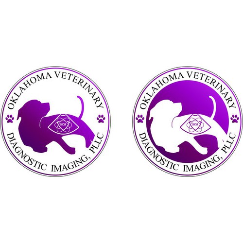 Create a logo that depicts the benefit of ultrasound for a companion animal