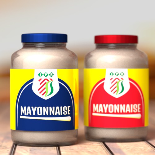 Mayonnnaise label for African market