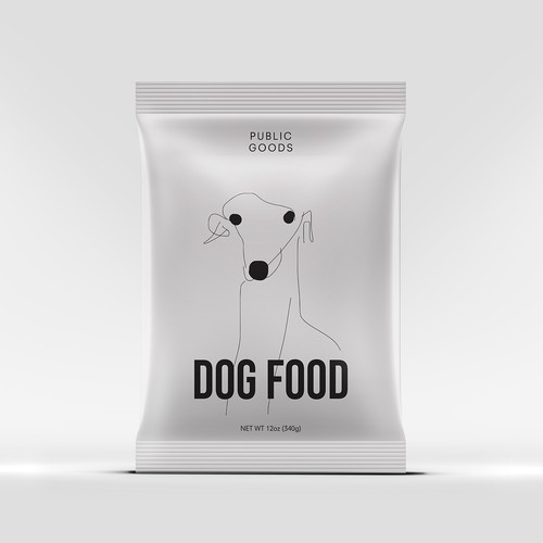 Packaging design concept for pet food