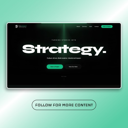 The merrick creative group website design