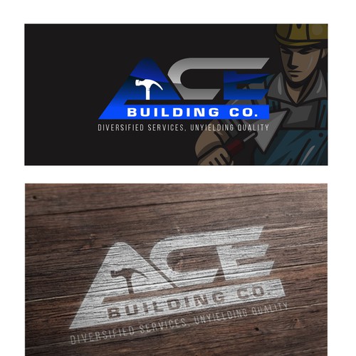 BOLD LOGO Concept for ACE Building.com