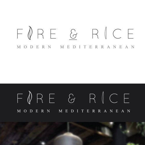 Clean, modern logo for New York City food concept