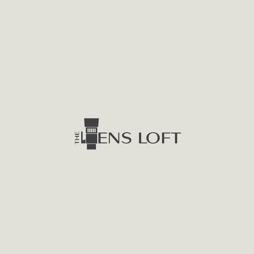 logo concept for a lens rental company