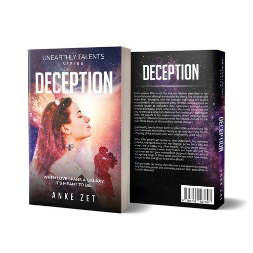 "Deception" Book cover design contest