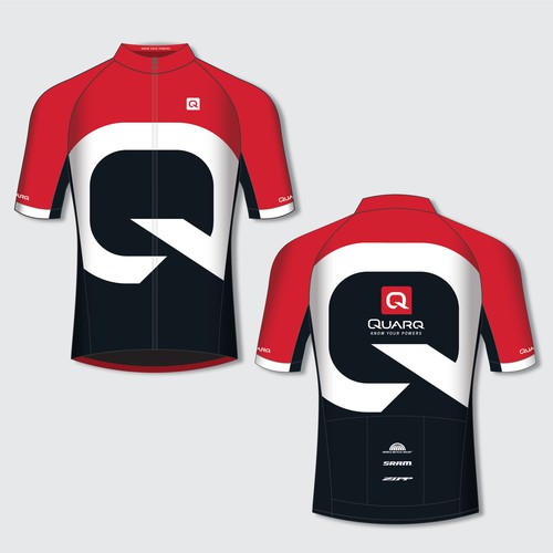 Cycling jersey design for Quarq power meters