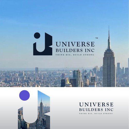 Letter U and B Construction Company Logo