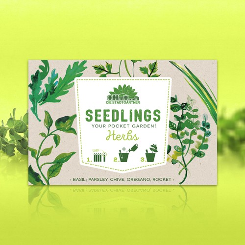 Creative packaging for new gardening product